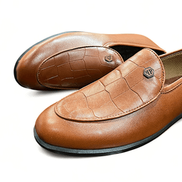 کفش کالج مردانه کد Sh5 رنگ قهوه ای