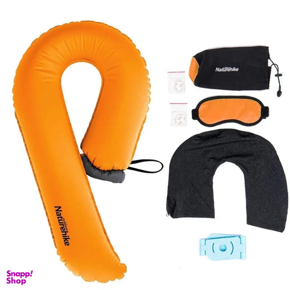 بالش بادی گردنی نیچرهایک مدل Multifunctional Extended U-Shaped Inflatable Pillow کد ZT004