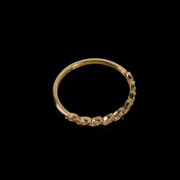 انگشتر طلا 18 عیار زنانه جواهری سون کد 3214