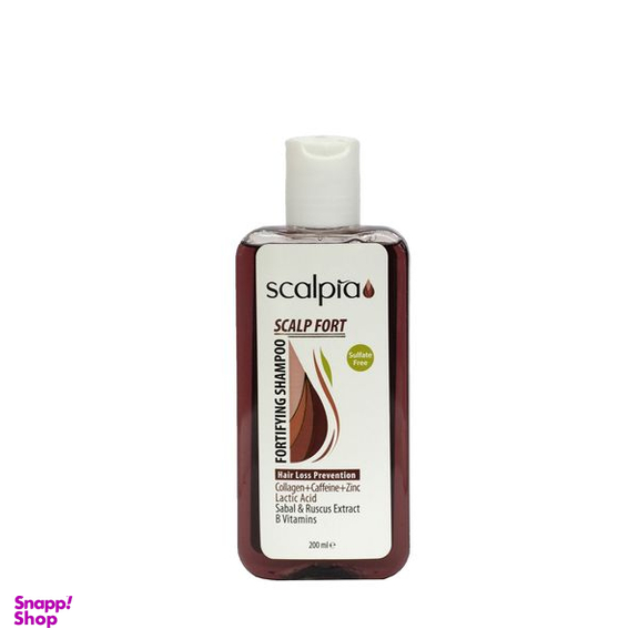 شامپو ضد ریزش مو اسکالپیا مدل تقویتی حجم 200 میلی لیتر