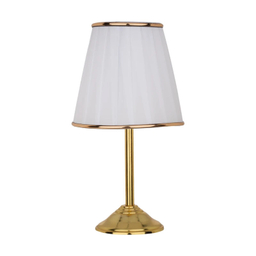 آباژور رومیزی نورهام مدل NHM-GOLDSILVERY-15