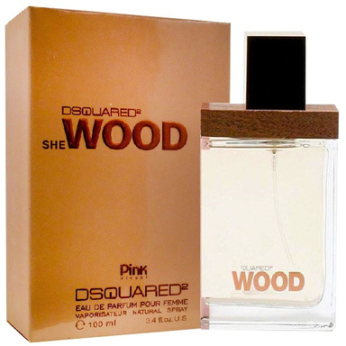 ادو پرفیوم زنانه پینک ویژوال مدل She Wood DSQUARED