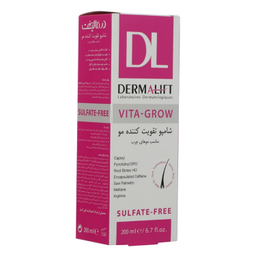 شامپو مو درمالیفت مدل مدل Vita Grow مناسب موهای چرب حجم 200 میلی لیتر