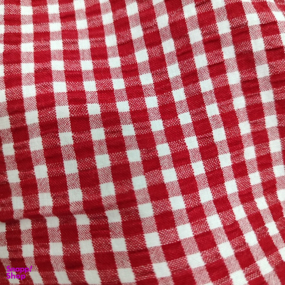 تاپ زنانه مدل دیبا رنگ سفید قرمز