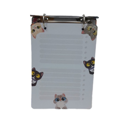 دفتر کلاسوری فانتزی سویل طرح گربه کیوت کد 1328