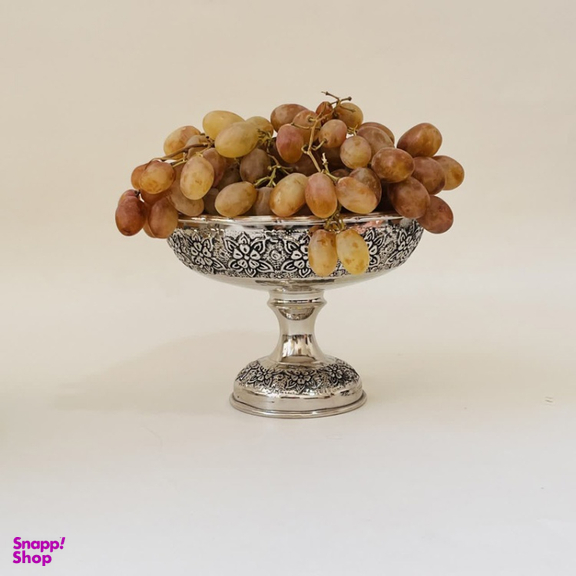شکلات خوری مسی مدل قلم زنی کروم شده کد ZH320.6