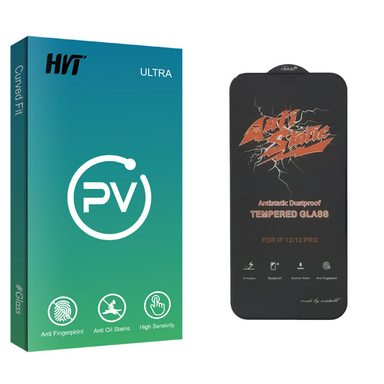 محافظ صفحه نمایش اچ وی تی مدل PV Glass ANTI-STATIC مناسب برای گوشی موبایل اپل iPhone 12 pro max