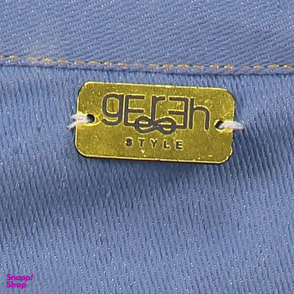 دامن زنانه گره استایل مدل آپاچی رنگ آبی