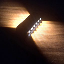 چراغ دیواری خورشیدی دوطرفه سولونیکس مدل 12 LED مجموعه 2 عددی