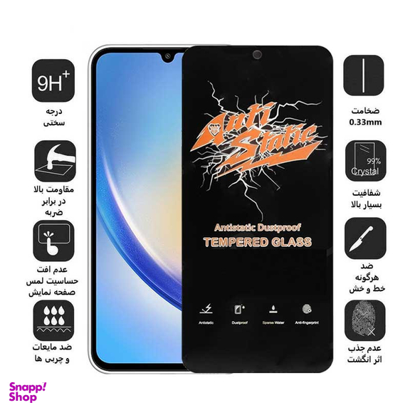 محافظ صفحه نمایش اپیکوی مدل Antistatic Dustproof مناسب برای گوشی موبایل سامسونگ Galaxy A34