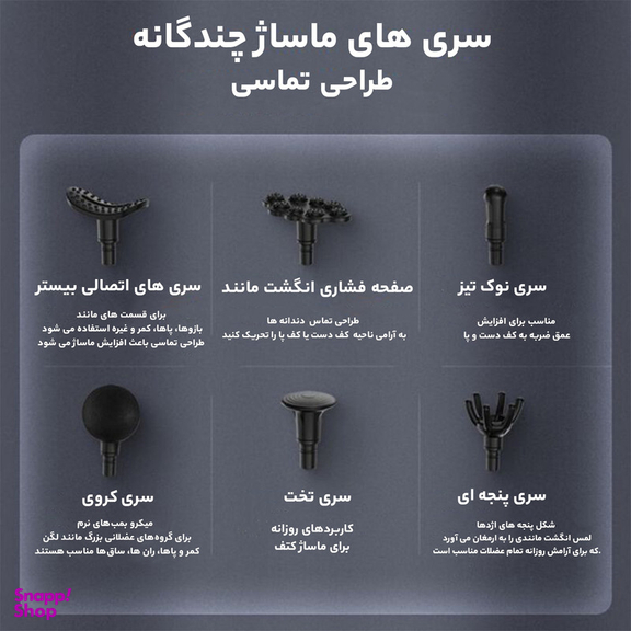 ماساژور برقی فیلیپس مدل PPM7323