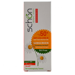 کرم ضد آفتاب شون با +SPF50 بدون رنگ حجم 50 میلی‌ لیتر