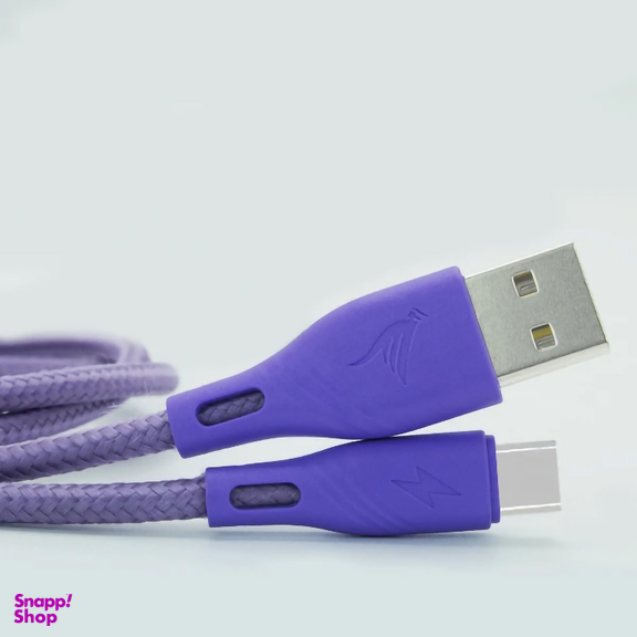 کابل تبدیل USB به Type-C شی کاریزما مدل استوانه ای یگانه طول 1.8 متر