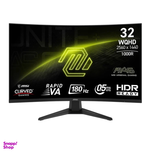 مانیتور 31.5 اینچ خمیده ام اس آی مدل MAG 325CQF