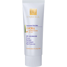 کرم ژل ضد آفتاب آنژسل مدل +SPF50 مناسب پوست چرب حجم 40 میلی لیتر