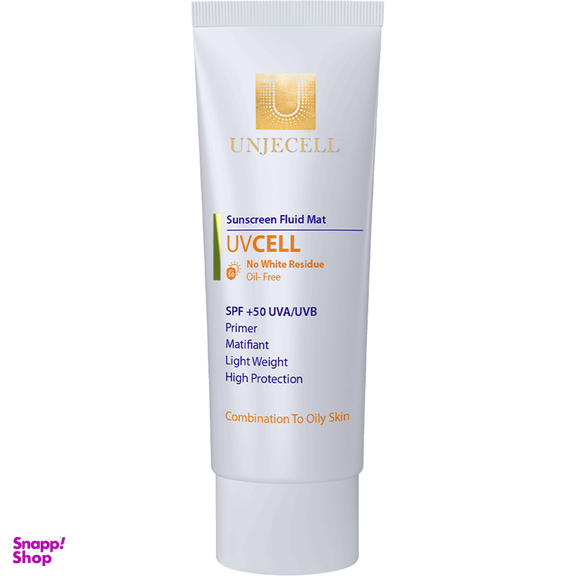 کرم ژل ضد آفتاب آنژسل مدل +SPF50 مناسب پوست چرب حجم 40 میلی لیتر