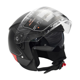 کلاه کاسکت بدون فک فلش مدل 852 matt red-black