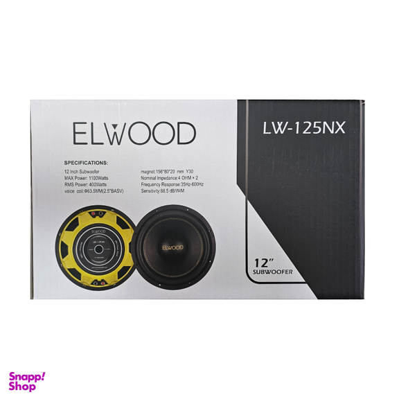 ساب ووفر خودرو الوود مدل LW-125NX