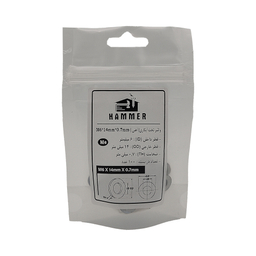 واشر هامر مدل تخت کد M6-14 بسته 100 عددی