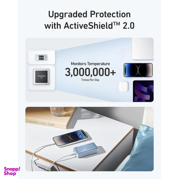 پاور بانک انکر مدل A1256 ظرفیت 10000 میلی آمپر ساعت