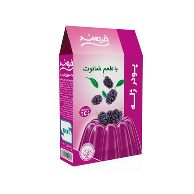 پودر ژله با طعم شاتوت فرمند وزن 100 گرم