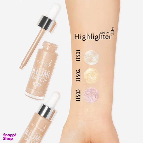 هایلایتر اوپتیموس کد H503 رنگ رزگلد