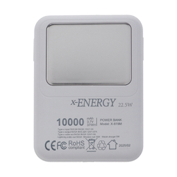 پاوربانک مغناطیسی ایکس-انرژی مدل X-819M 22.5W ظرفیت 10000 میلی آمپر ساعت
