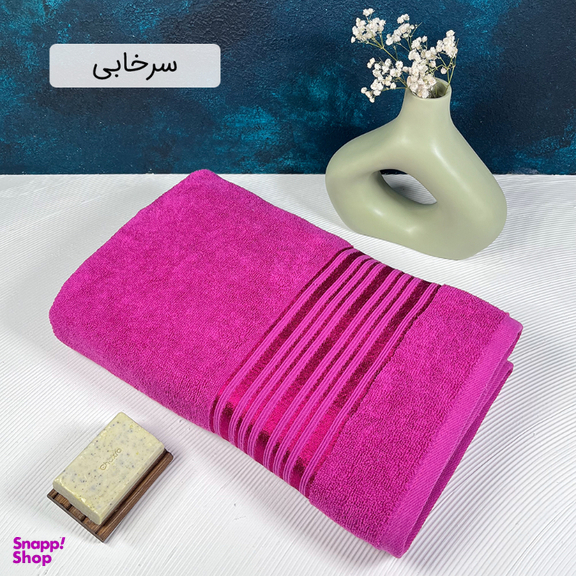 حوله حمام دنیز طرح پدرو سایز 100×155 سانتی متر