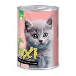 کنسرو غذای بچه گربه وکسی طعم مرغ و شیرخشک وزن 400 گرم