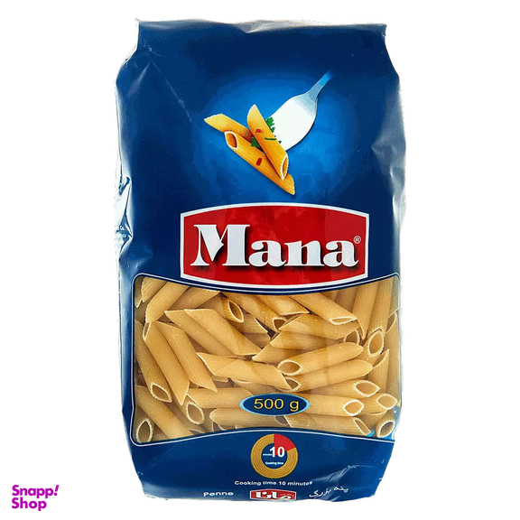 پاستا پنه بزرگ مانا وزن 500 گرم