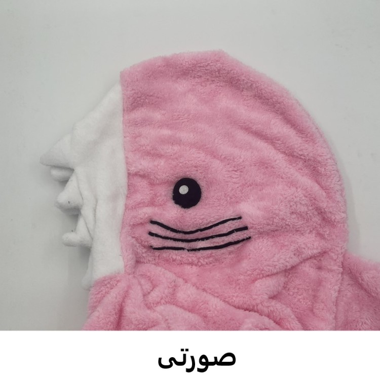 پتو کوکو جم مدل کوسه ای سایز 200×75 سانتی متر