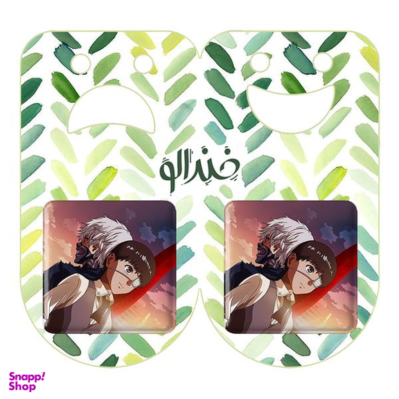 پیکسل خندالو مدل کانکی کن انیمه توکیو غول کد 11909 به همراه مگنت