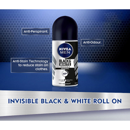 رول ضد تعریق مردانه نیوآ مدل Black & White حجم 50 میلی لیتر
