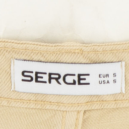 شلوار زنانه سرژه مدل 221165 رنگ کرم