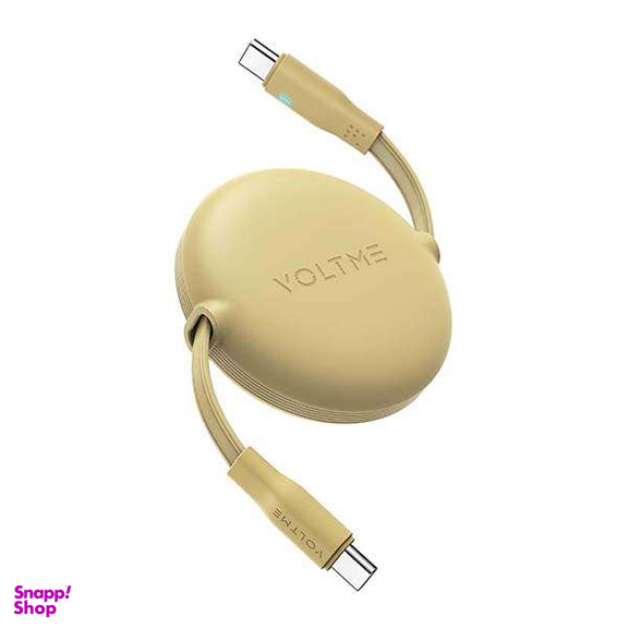 کابل شارژ Type-C ولتمی مدل Powerlink YoYo طول 1 متر