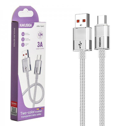 کابل شارژ USB به Lightning کاکوسیگا مدل KSC-985 طول 1.2 متر