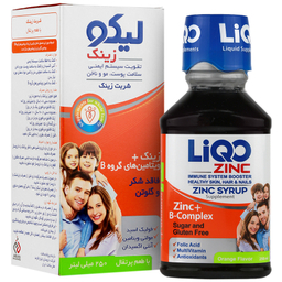 شربت لیکو زینک ابیان فارمد حجم 250 میلی لیتر