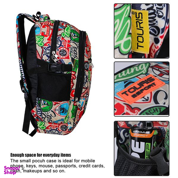 کوله پشتی توریث مدل KW-8000 به همراه جامدادی