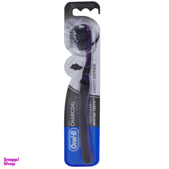 مسواک اورال بی مدل CAVITY DEFENSE برس متوسط