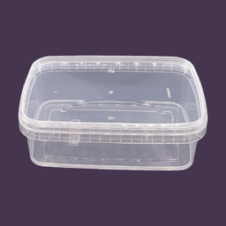 ظرف فريزری و مايكروويوی پولاد پویش مدل پلمپ شونده كد 1000cc بسته 12 عددي