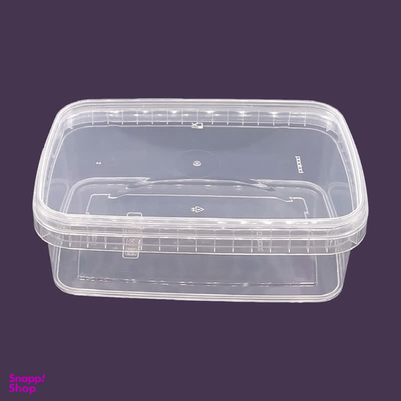 ظرف فريزری و مايكروويوی پولاد پویش مدل پلمپ شونده كد 1000cc بسته 12 عددي