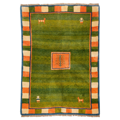 گبه دستباف سی پرشیا کد 171785 سایز 225x160 سانتی متر