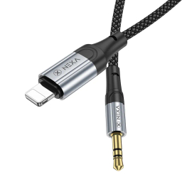 کابل دیتا Lightning به Jack 3.5mm نکسا مدل LX3 طول 1 متر