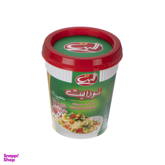 نودل الیت لیوانی با طعم سیزیجات وزن 70 گرم