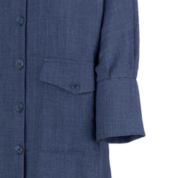 مانتو زنانه السانا مدل مهرنوش کد 216305 رنگ نفتی