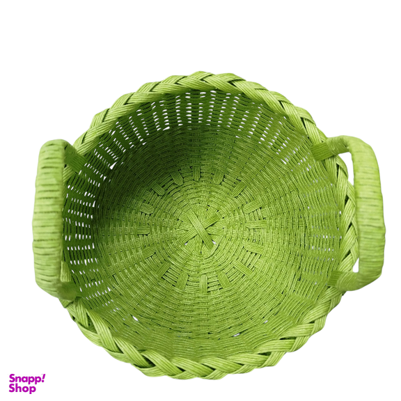 سبد میوه حصیری کد 9237 رنگ سبز