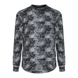 تیشرت آستین بلند مردانه طرح سنگی مدل 199332