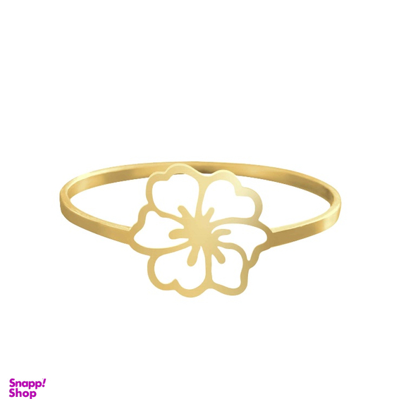 انگشتر طلا 18 عیار زنانه شمیم گلد گالری کد AA64 طرح گل