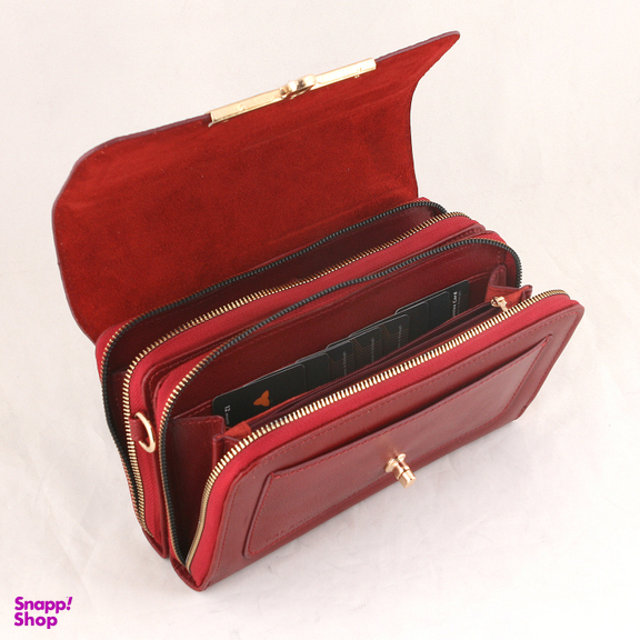 ست کیف و کفش زنانه چرم یلسان مدل Liinda کد TARA-MRV-912-ZRK
