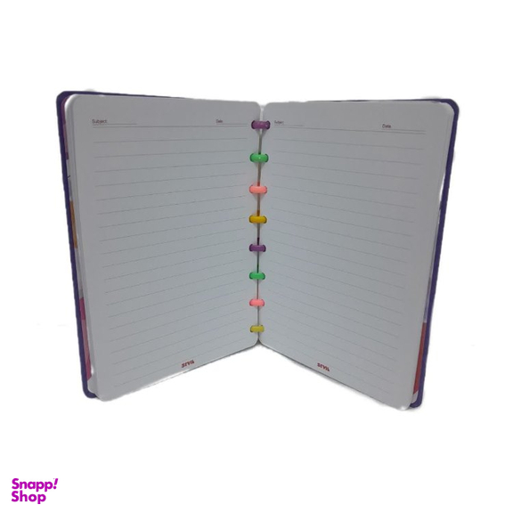 دفتر 100 برگ دکمه ای سویل مدل گربه کیوت کد 835